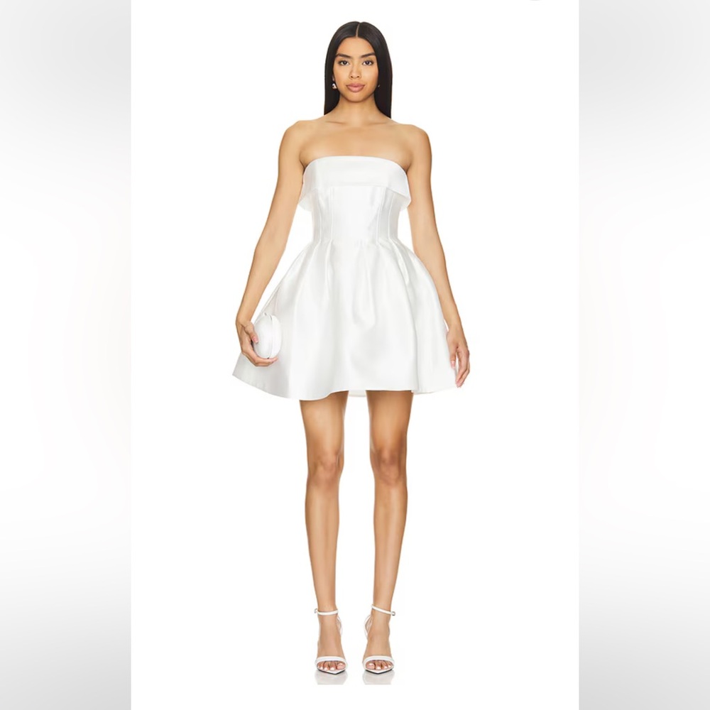 Rebecca Vallance Christine white dress